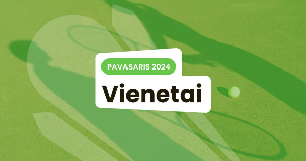 Lemiami ,,Vienetai Pavasaris-2024“ finalinės dienos mačai vyks BalticTennis